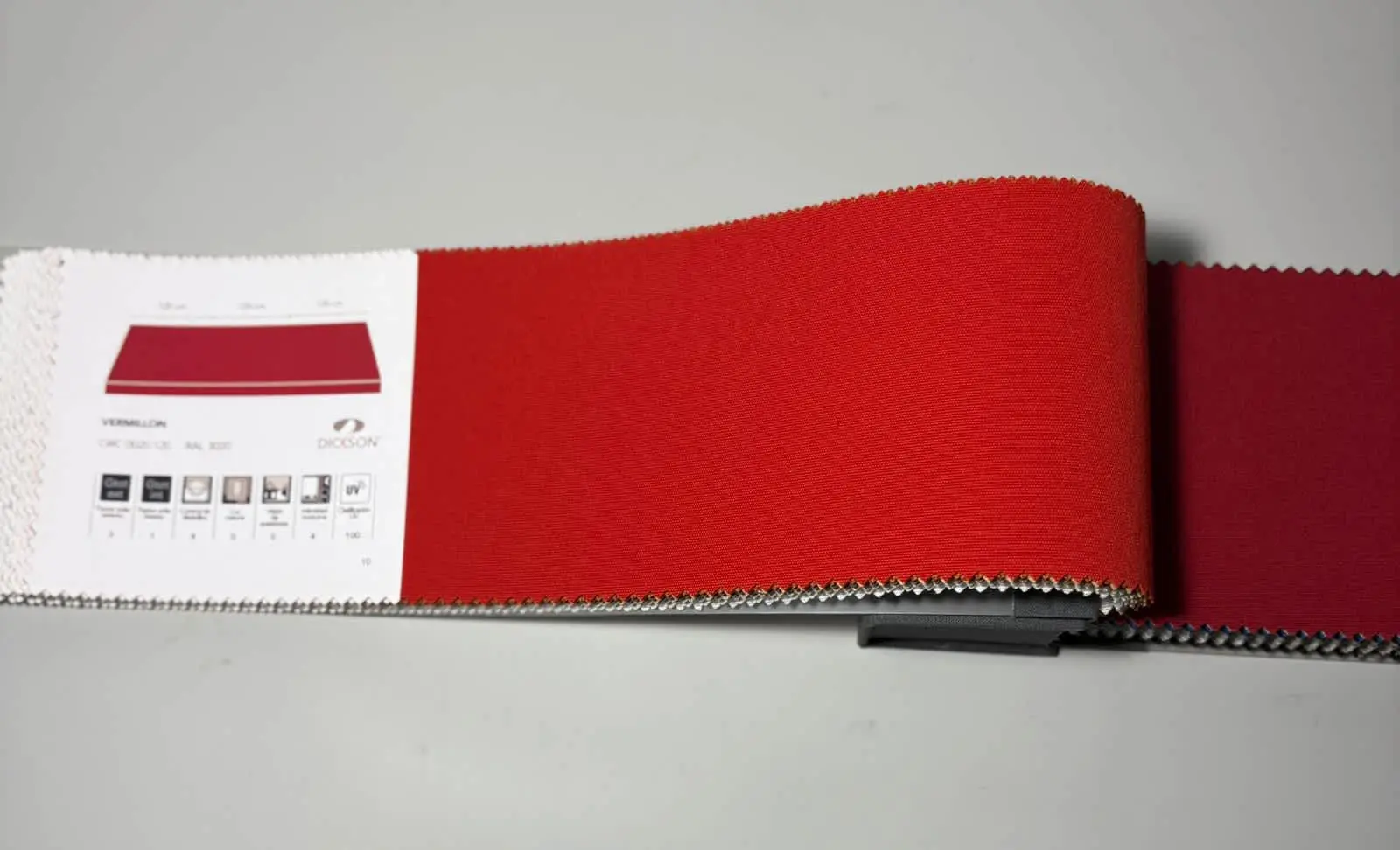 muestra de lona lisa